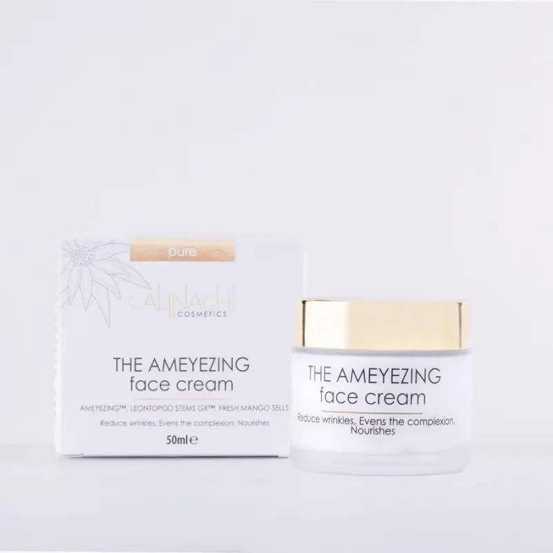 Натурален регенериращ крем за лице Calinachi The Ameyezing Face Cream 50ml — снимка 3