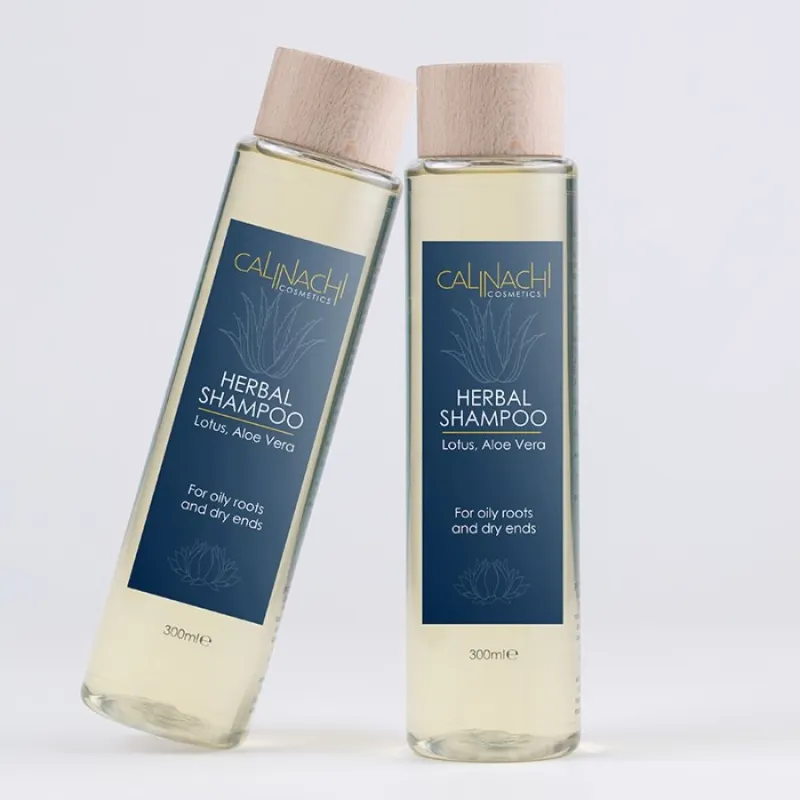Шампоан за мазни корени и сухи краища Calinachi Shampoo for Oily Roots & Dry Ends 300ml — снимка 2