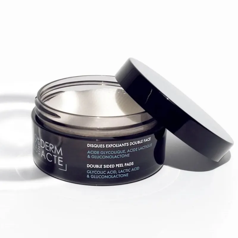 Ексфолиращи тоник падове с киселини Derm Acte Dual-Action Peeling Pads 30бр — снимка 3