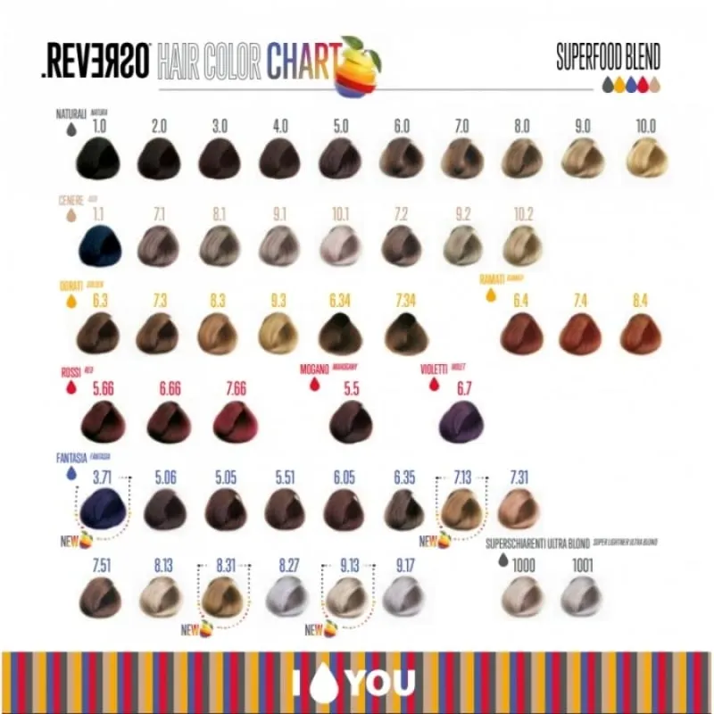 Професионална безамонячна боя за коса без PPD Selective Reverso Hair Color 100ml — снимка 2
