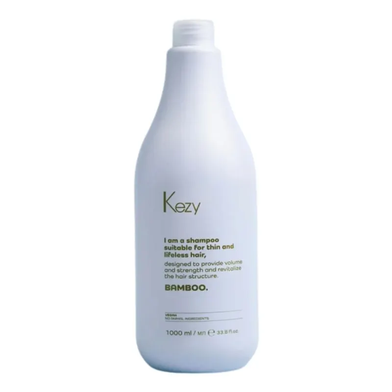 Kezy Bamboo Shampoo For Fine, Fragile, and Lackluster Hair 1000 ml — 2