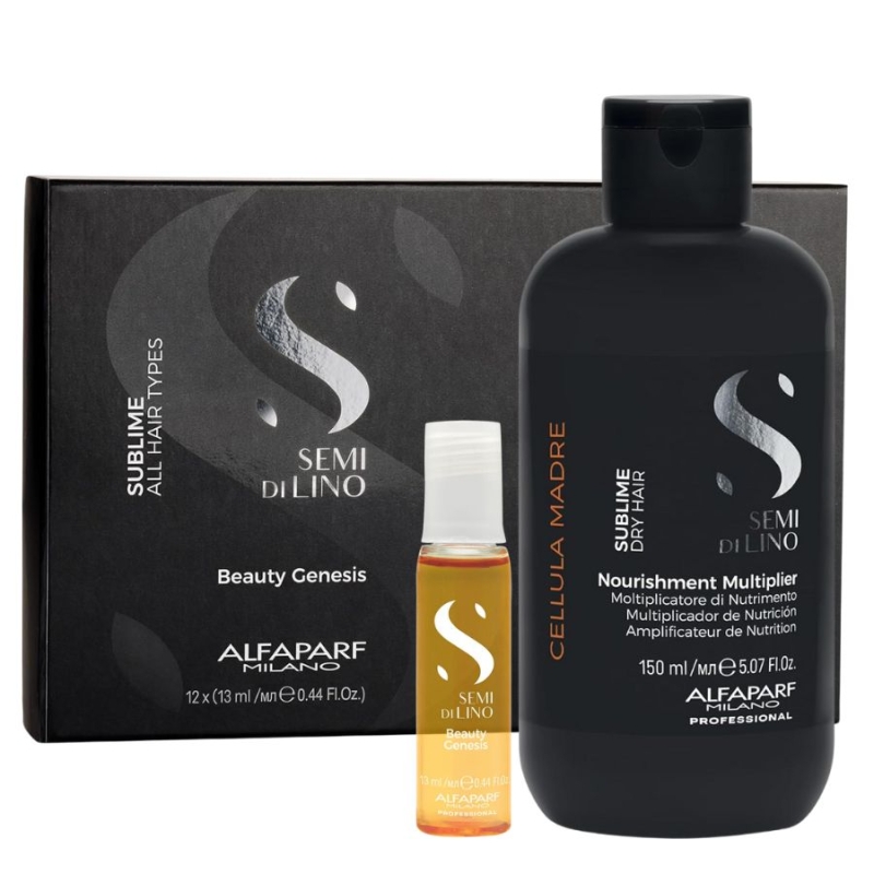 Комплект за интензивно подхранване Alfaparf SDL Sublime Cellula Madre Multiplier 150ml + Beauty Genesis 12x13ml
