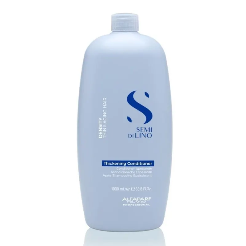 Уплътняващ балсам за тънка коса Alfaparf Semi di Lino Density Thickening Low Conditioner 200ml — снимка 2