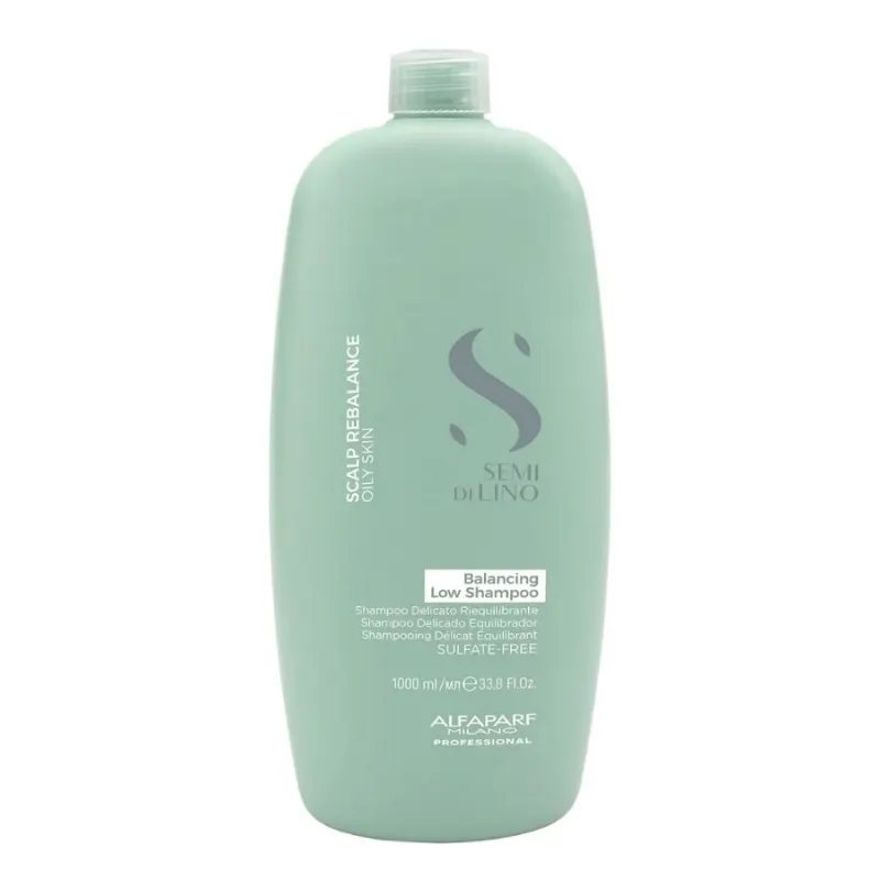Шампоан за мазна коса Alfaparf Semi Di Lino Scalp Care Balancing Shampoo — снимка 2