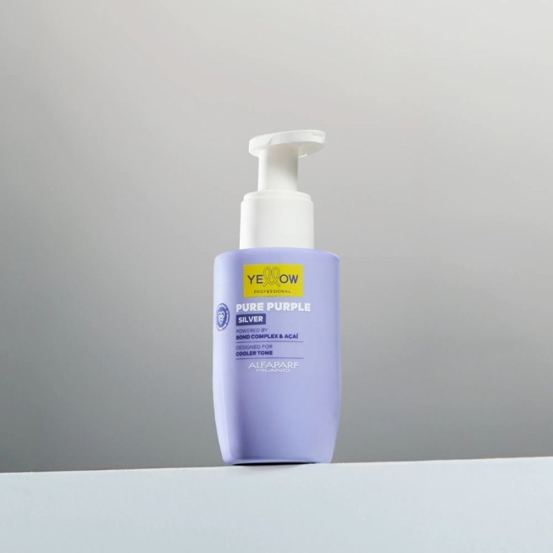 Професионален балсам за неутрализиране на жълти тонове с Bond Complex и акай – Yellow Professional Silver Purple Conditioner 500 ml — 3