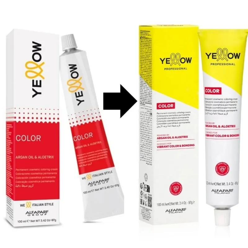 YELLOW Color Permanent Hair Color 100 ml