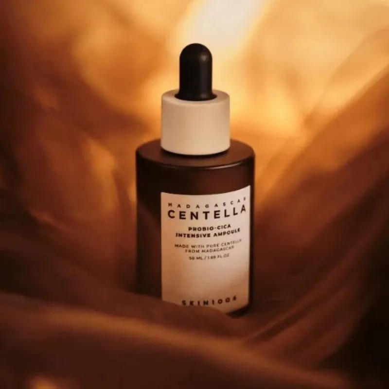 Интензивна успокояваща ампула с ферментирала центела и серамиди SKIN1004 Probio-Cica Intensive Ampoule 50 ml — снимка 4