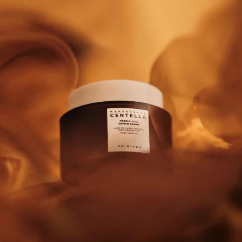 Богат възстановяващ крем с центела и серамиди SKIN1004 Probio-Cica Enrich Cream 50 ml — снимка 4