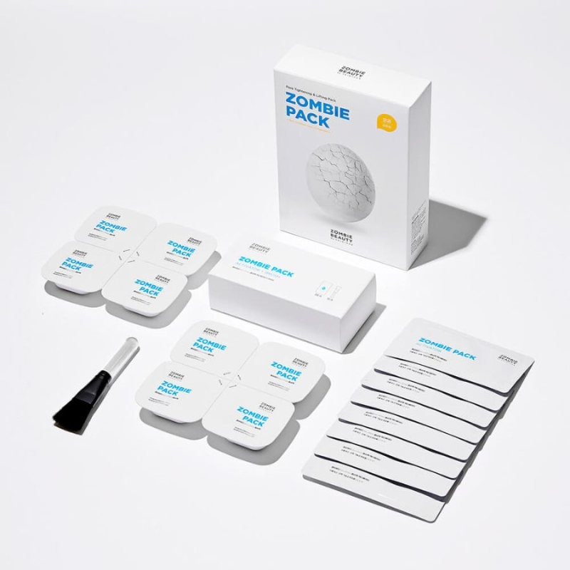 Лифтинг маска с албумин и центела против бръчки Zombie Beauty Zombie Pack Lifting Mask Kit (8 броя) — снимка 3