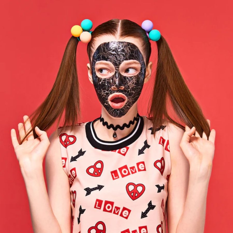 Лифтинг маска с въглен и растителни екстракти SKIN1004 Zombie Beauty Mummy Pack Lifting Mask Kit (8 броя) — снимка 2