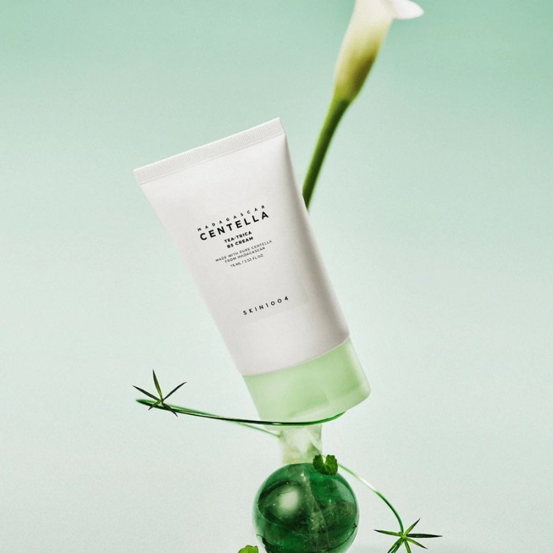 Успокояващ гел-крем с витамин B5 и чаено дърво SKIN1004 Tea-Trica B5 Cream 75 ml — снимка 2