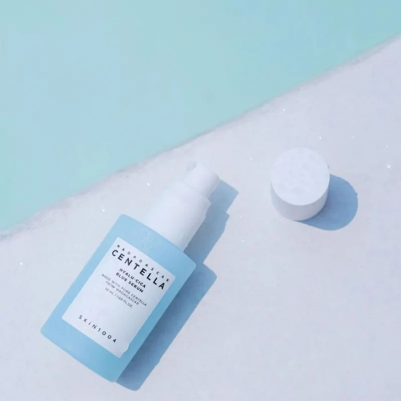 Хидратиращ серум с хиалуронова киселина и центела SKIN1004 Hyalu-Cica Blue Serum 30 ml — снимка 2