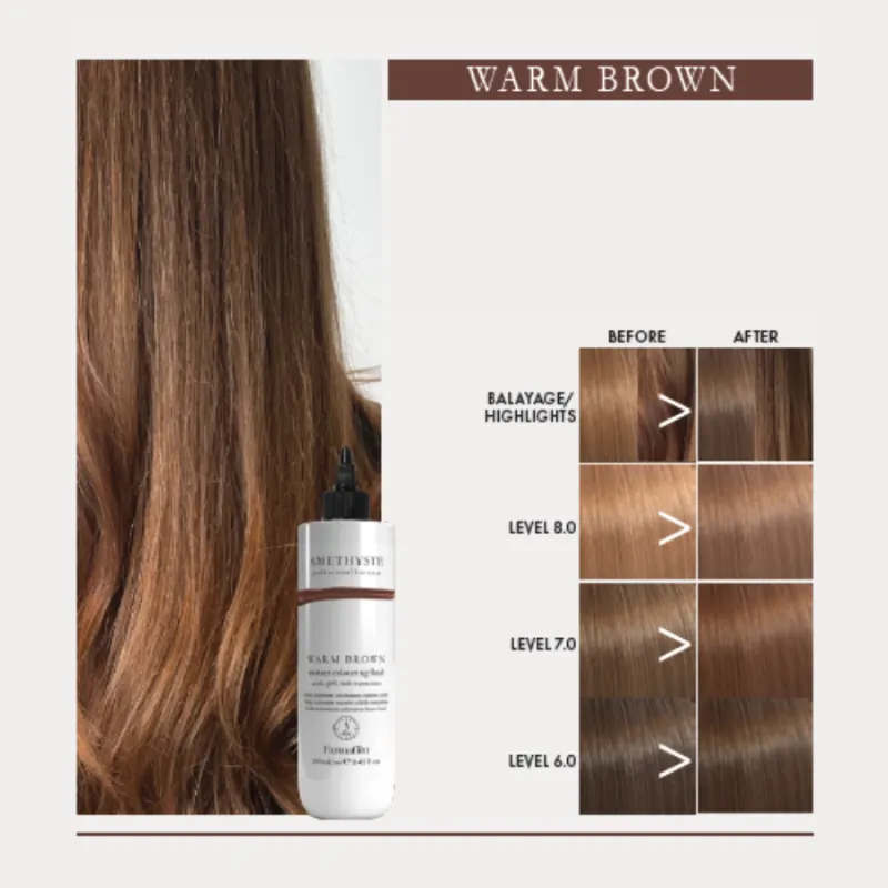 Farmavita Amethyste Instant Colouring Fluid Warm Brown 250 ml — 2