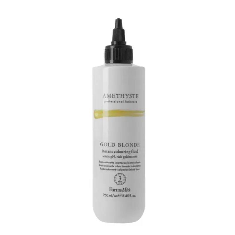 Оцветяващ флуид за коса Farmavita Amethyste Instant Colouring Fluid Gold Blonde 250 ml
