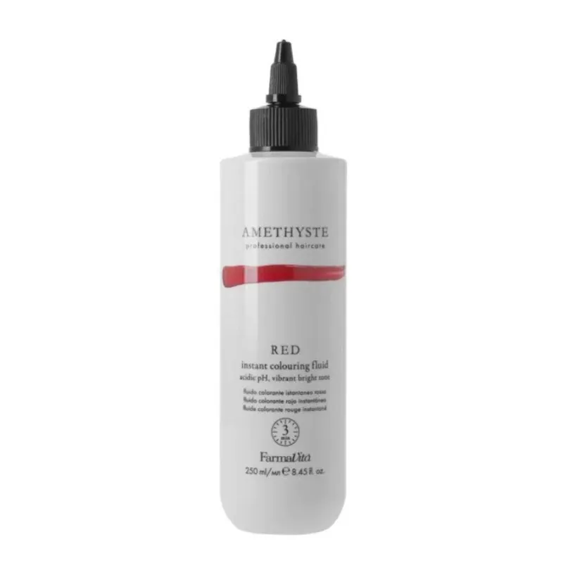 Оцветяващ флуид за коса Farmavita Amethyste Instant Colouring Fluid Red 250 ml