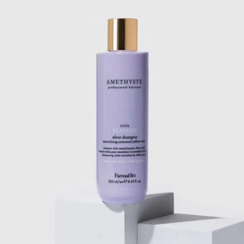 Озаряващ шампоан за коса Farmavita Amethyste Blonde Illuminating Shampoo 250 ml — снимка 2