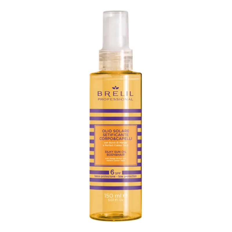 Слънцезащитно олио за коса Brelil Solaire Body & Hair Sun Oil SPF6 150ml