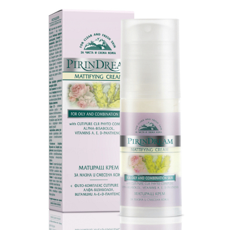 Bodi Beauty Pirin Dream Mattifying Cream for Oily and Combination Skin 50ml