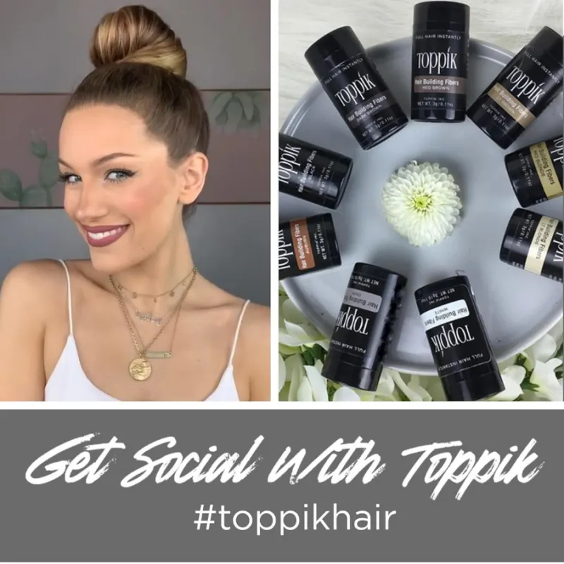 Фиксиращ спрей за кератинови фибри с естествен блясък Toppik FiberHold Spray 118 ml — снимка 6