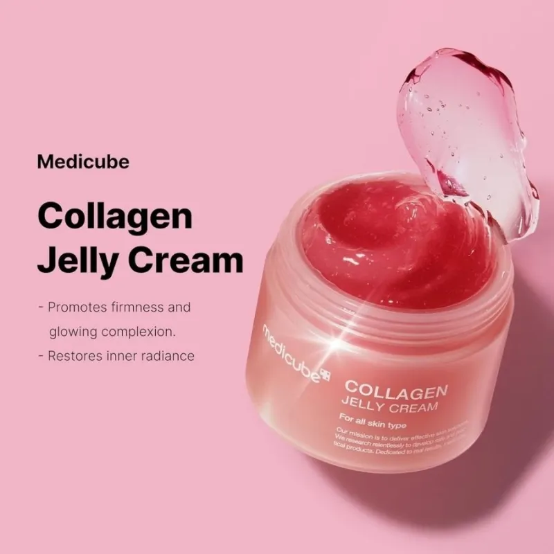 Желиран крем с ниацинамид и freeze-dried колаген за стегнатост и сияйна кожа – Medicube Collagen Niacinamide Jelly Cream 110