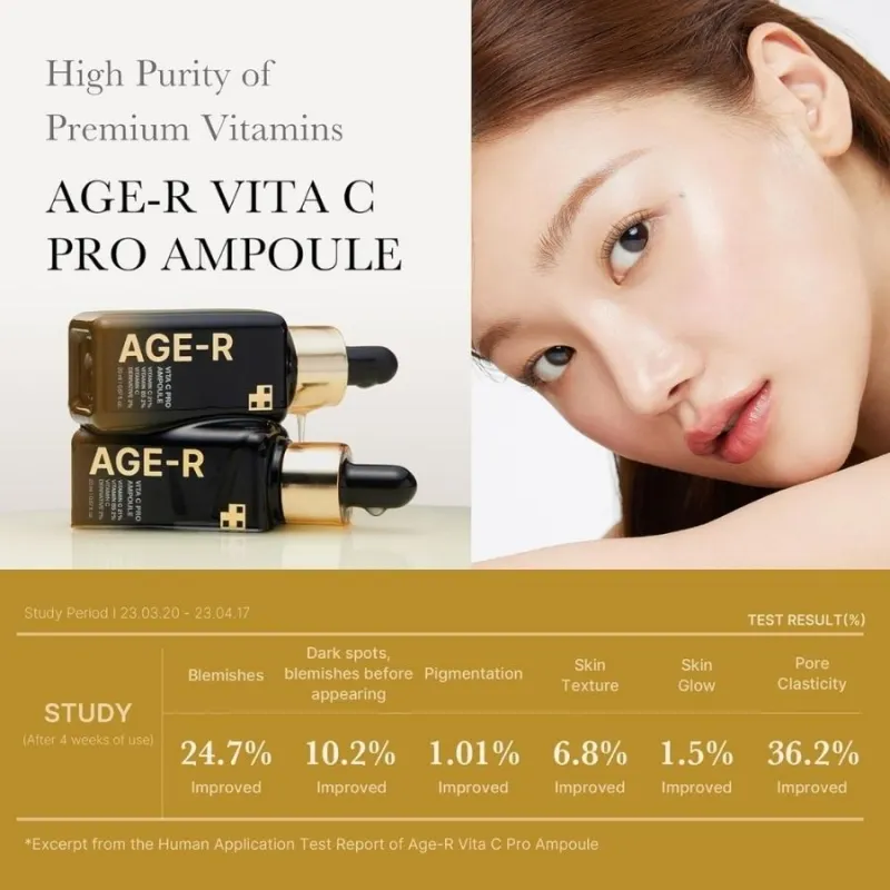 Ампула с 21% витамин C за сияйна и стегната кожа – Medicube Age-R Vita C Pro Ampoule 20 ml — снимка 2