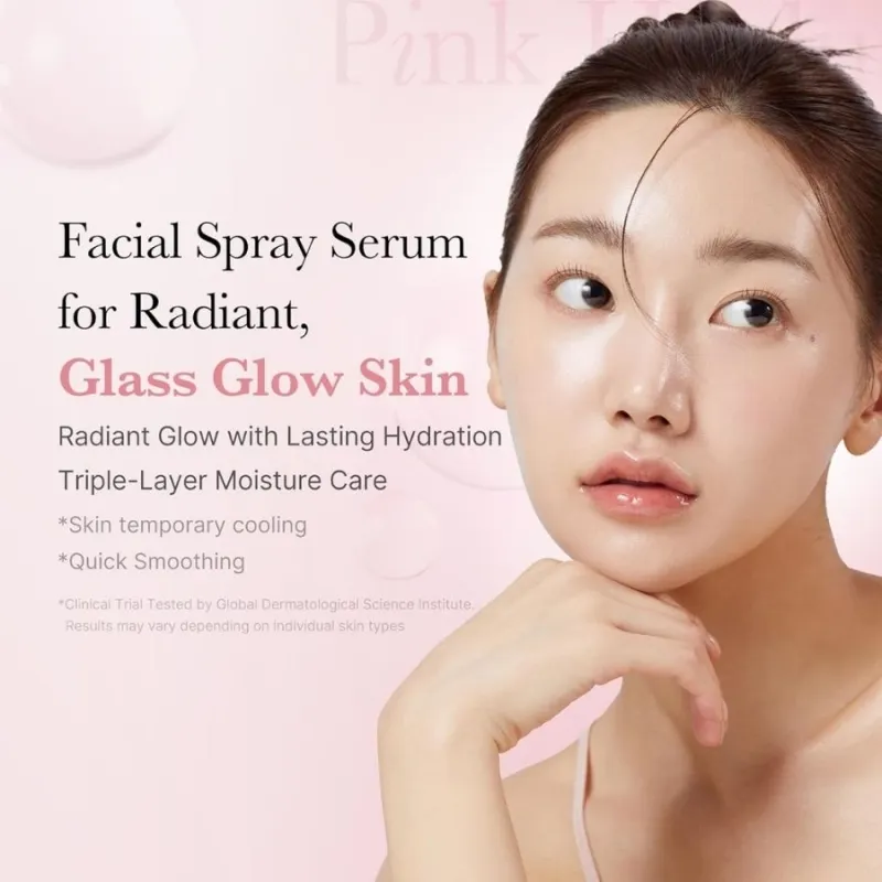 Мист с PDRN и глутатион за сияйна и хидратирана кожа – Medicube PDRN Pink Glutathione Serum Mist 100 ml — снимка 3