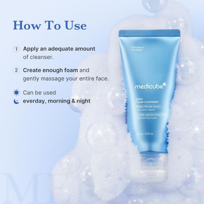 Medicube Zero Foam Cleanser 120 g — 3