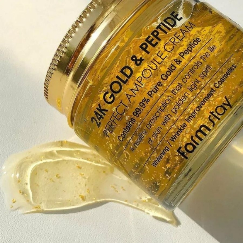Farmstay 24K Gold & Peptide Perfect Ampoule Cream 80ml — 2
