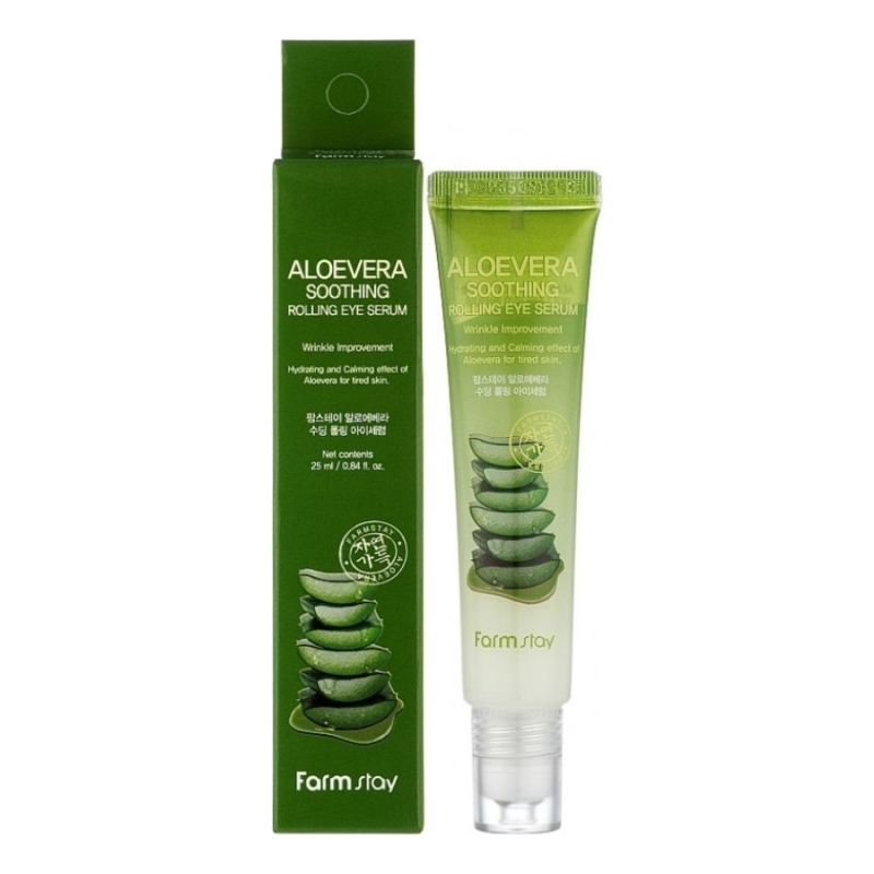 Farmstay Aloe Vera Soothing Rolling Eye Serum 25 ml