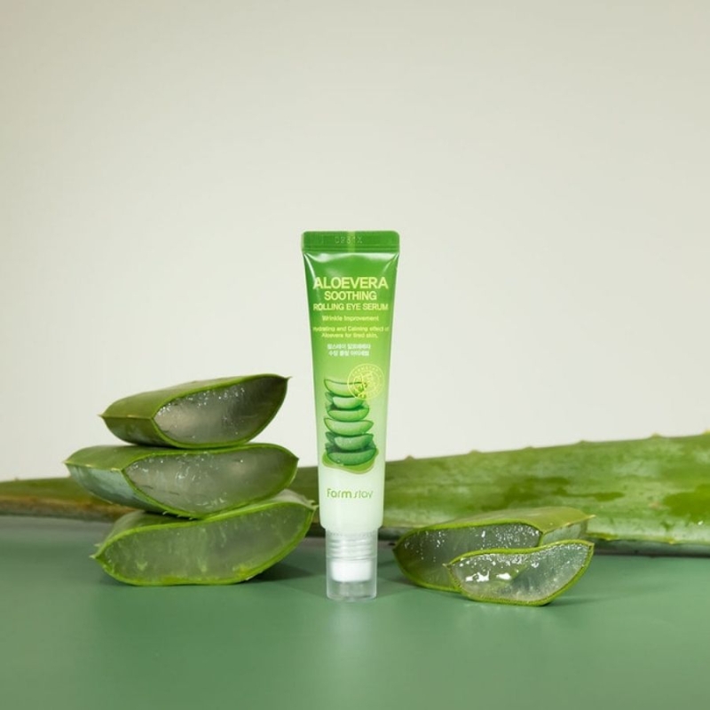 Farmstay Aloe Vera Soothing Rolling Eye Serum 25 ml — 2