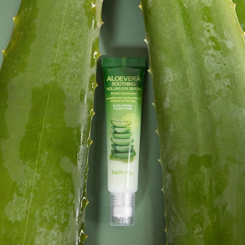 Farmstay Aloe Vera Soothing Rolling Eye Serum 25 ml — 3