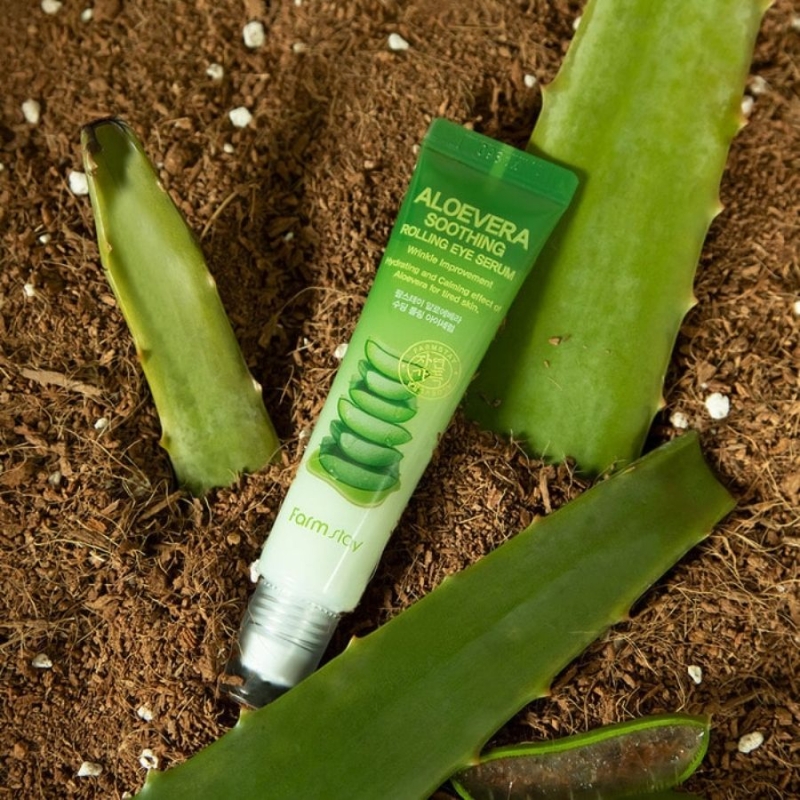 Farmstay Aloe Vera Soothing Rolling Eye Serum 25 ml — 4
