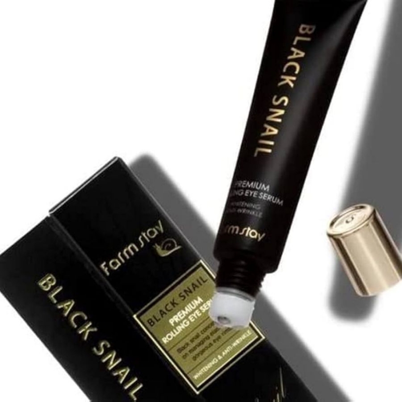 Farmstay Black Snail Premium Rolling Eye Serum 25ml — 2