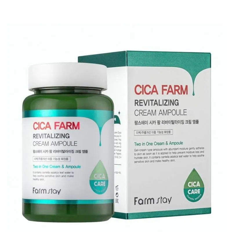 Ревитализираща ампула крем с центела и прополис – FarmStay Cica Farm Revitalizing Cream Ampoule 250 ml