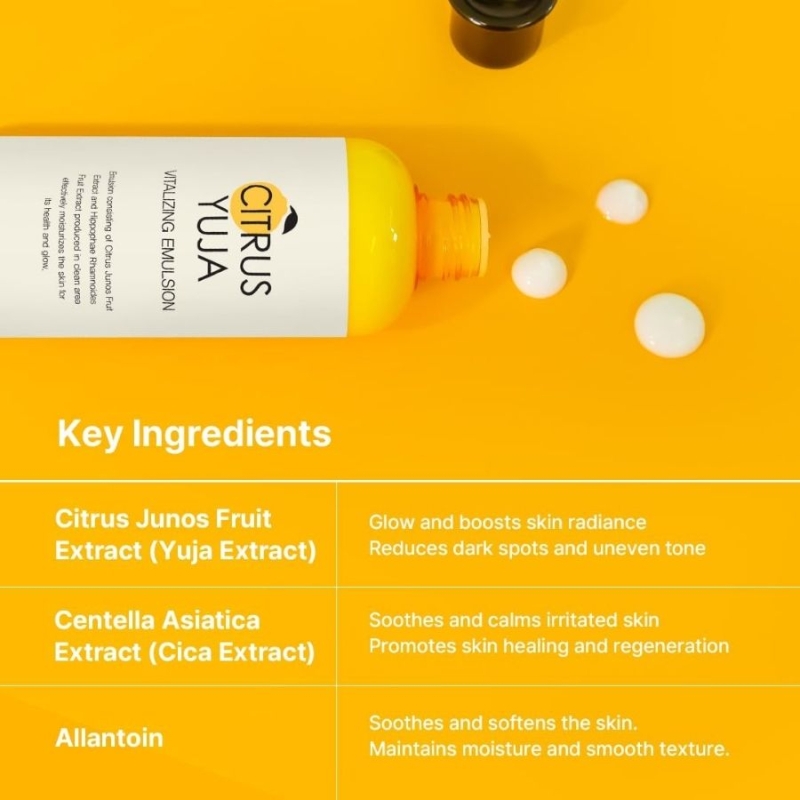 FarmStay Citrus Yuja Vitalizing Emulsion 280 ml — 5