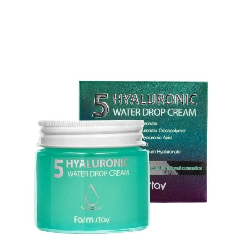 FarmStay Hyaluronic 5 Water Drop Cream 80 ml — 2