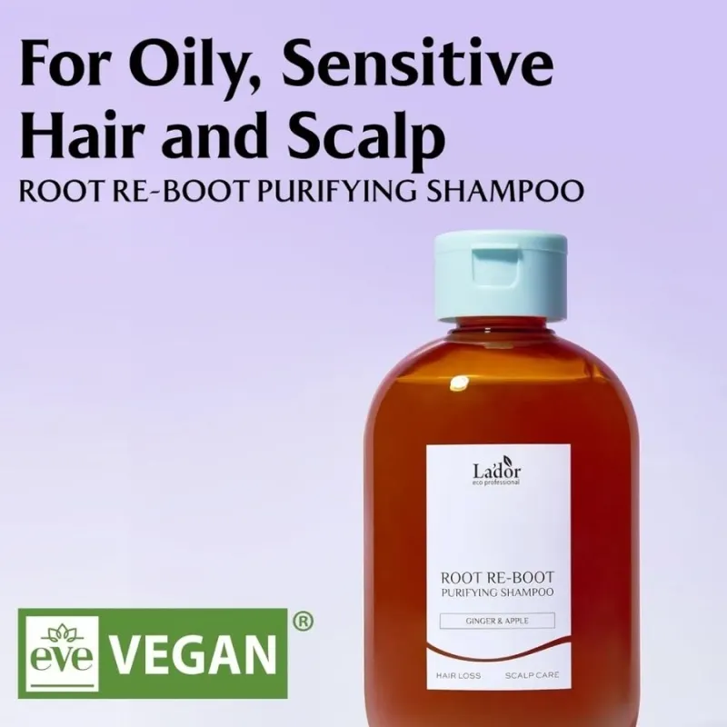Lador Root Re-Boot Purifying Shampoo Ginger & Apple 300 ml — 2