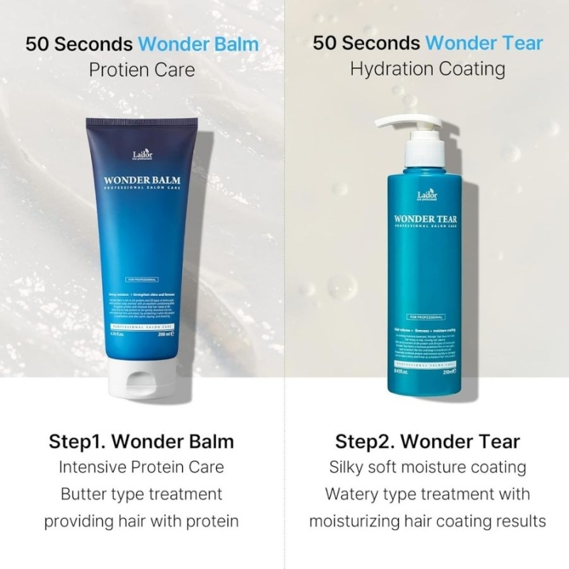 Интензивна овлажняваща маска за коса с хидролизиран кератин и пептиди Lador Wonder Tear Miracle Moisturizing Hair Mask 250 ml