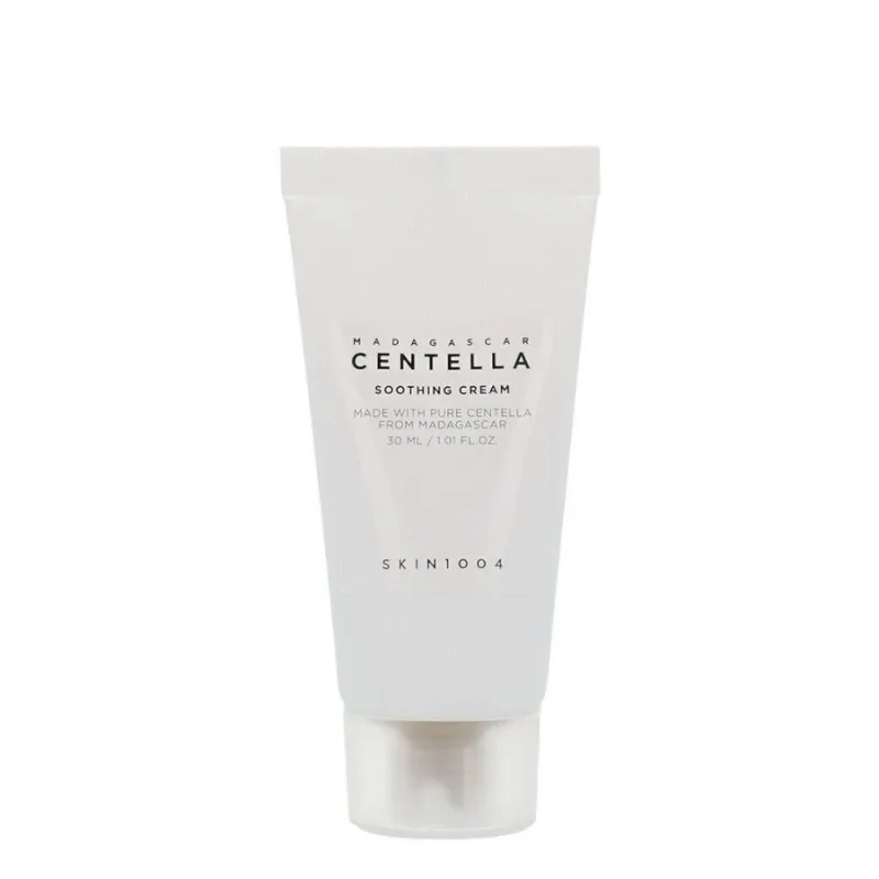 Успокояващ крем-гел за лице с Centella Asiatica и серамиди SKIN1004 Madagascar Centella Soothing Cream 30 ml