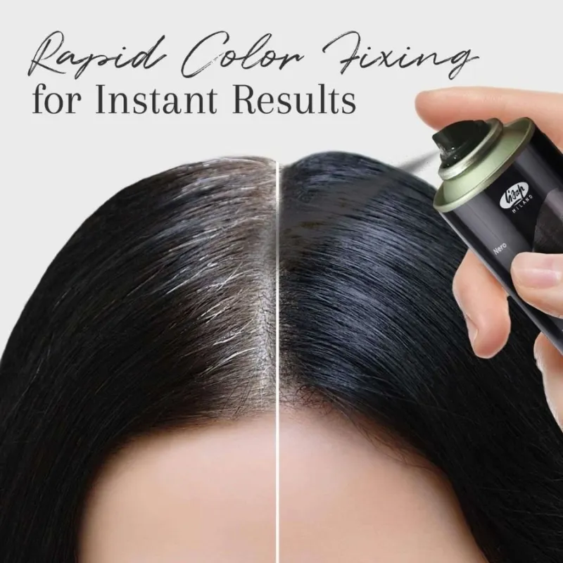 Оцветяващ спрей за корени и побеляла коса Lisap ReTouch Root Corrector Coloring Spray 75 ml — снимка 2
