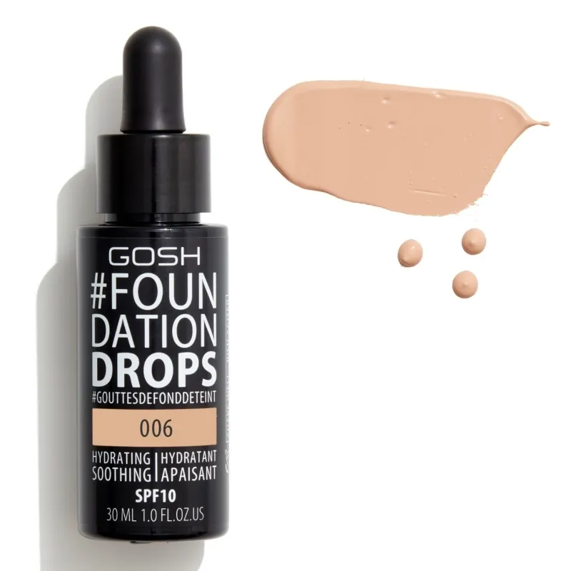 Фон дьо тен за лице Gosh Foundation Drops 30ml (РАЗЛИЧНИ НЮАНСИ) — 4