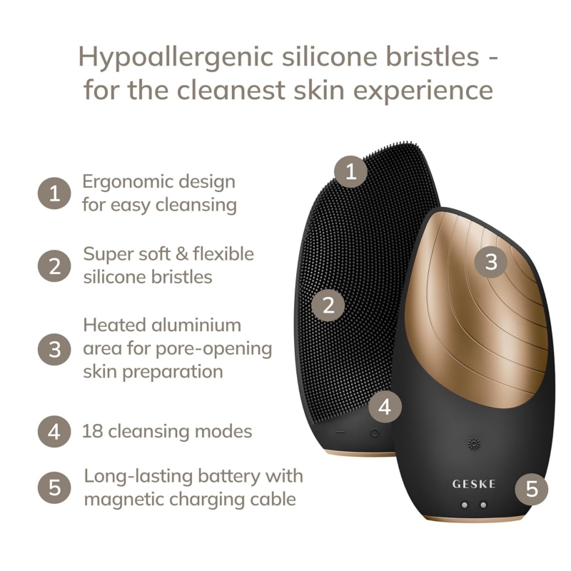 Geske Sonic Thermo Facial Brush | 6 in 1 — 3