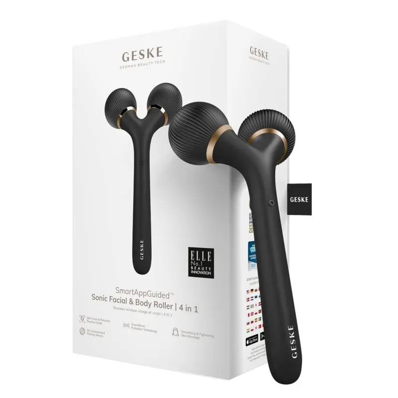 Geske Sonic Facial & Body Roller | 4 in 1
