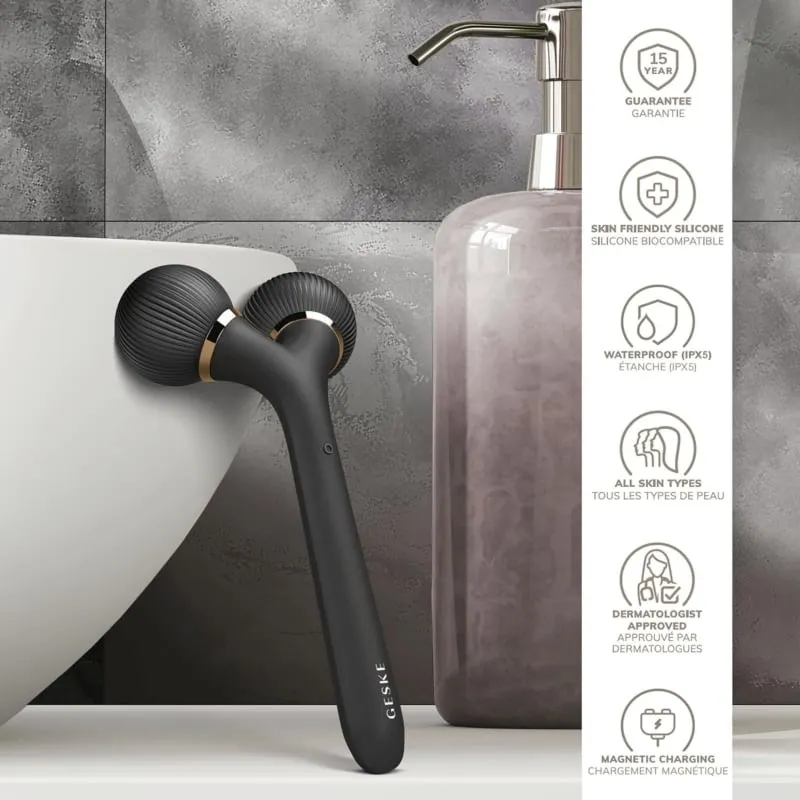Geske Sonic Facial & Body Roller | 4 in 1 — 2