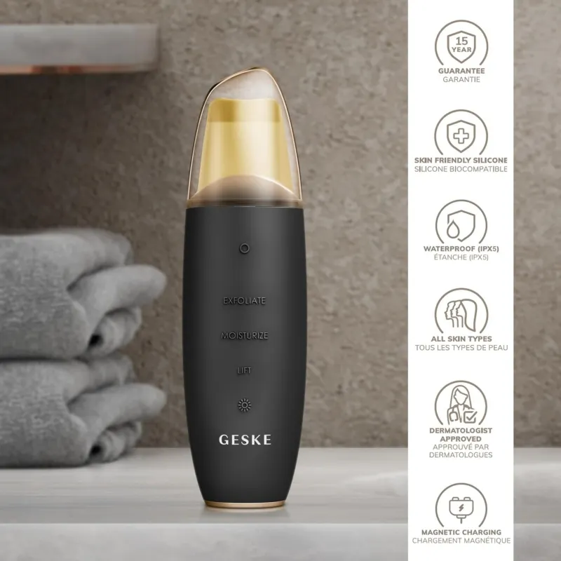Geske MicroCurrent Skin Scrubber & Blackhead Remover | 9 in 1 — 5