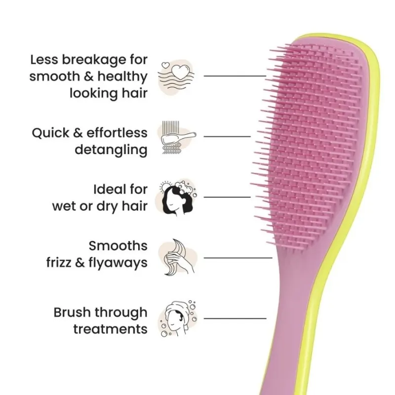 Tangle Teezer The Ultimate Detangler Hyper Yellow & Rosebud — 4
