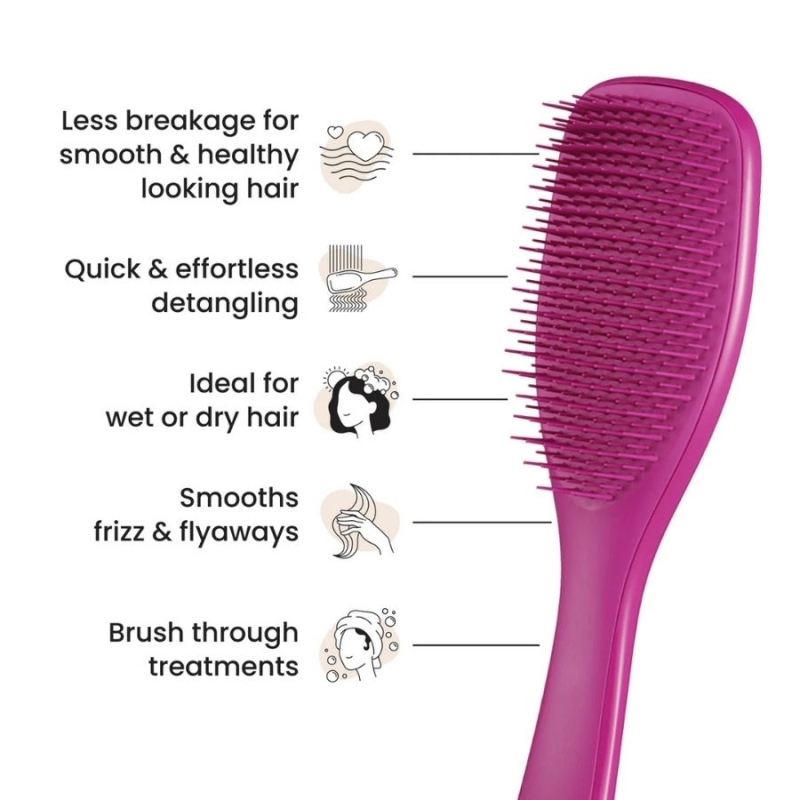Tangle Teezer Detangling Hair Brush Electric Raspberry — 5