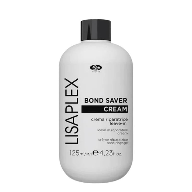 Възстановяващ крем за увредена коса с органичен протеинов комплекс Lisap Lisaplex Bond Saver Cream 125 ml