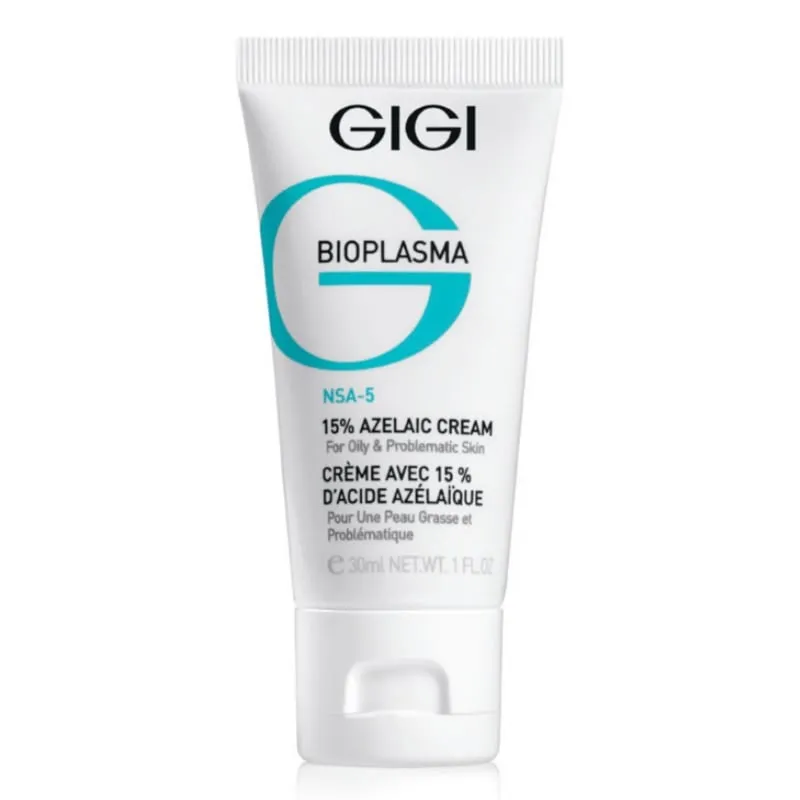 Крем с 15% Азелаинова киселина за акне, мазна и комбинирана кожа GIGI Bioplasma Azelaic Acid Cream 30 ml