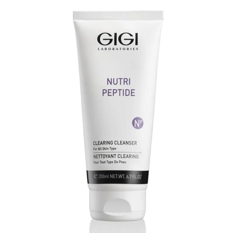 Почистващ гел за сияйна кожа с пептиди GIGI Nutri Peptide Cleansing Gel 200 ml
